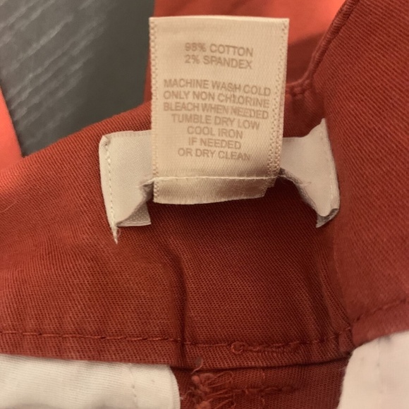 Classic Ann Taylor Loft Rust Red Capri Pant Woman's Petite 2 - Picture 11 of 11